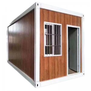 Quality Galvanized Steel Frame Prefab Wooden Container House for Manufactured Portable Hotels for sale