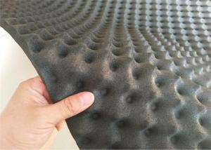 Quality self-adhesive Foamily Black Colour Acoustic Foam Egg Crate Panel Studio Foam Wall Panel for sale
