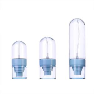 China 30ml 50ml Airless Pump Bottles Plastic Vacuum Transparent With Spray Pump on sale