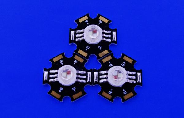 Buy 3w RGB High Power LED Light Emitting Diode With Star PCB and led optical lens at wholesale prices