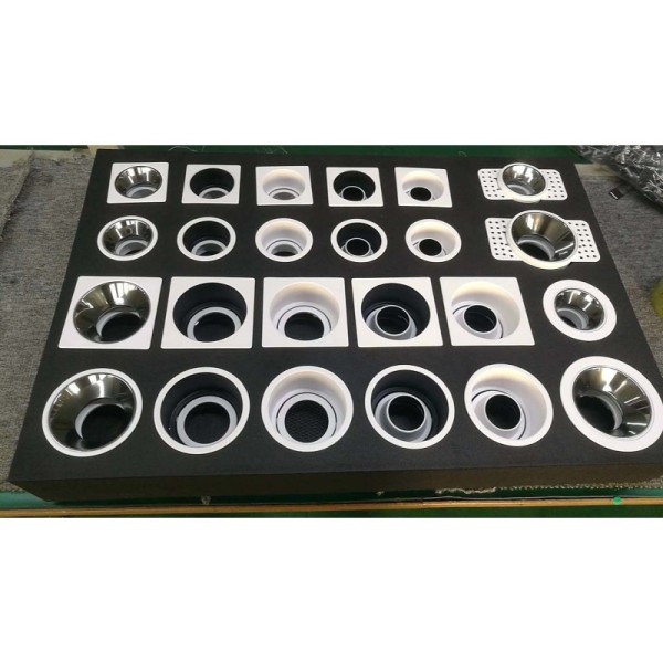 Narrow Edge Anti Glare MR16 Ceiling Lights Frame