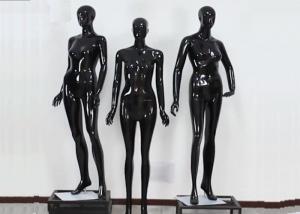 Quality Woman Full Boday Matt Black Clothing Display Mannequin With Different Poses for sale