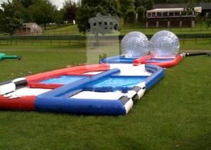 Quality Welded Funny Outdoor Inflatable Toys Inflatable Zorb Ball Race Ramp for sale