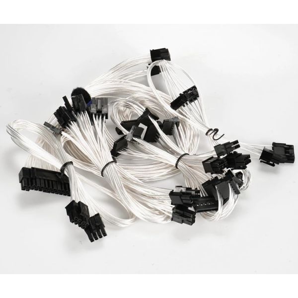 PWM Fan Splitter Adapter Cable Sleeved Braided Y Splitter Computer PC 4 Pin Fan Extension Power Cable1 to 9 Converter