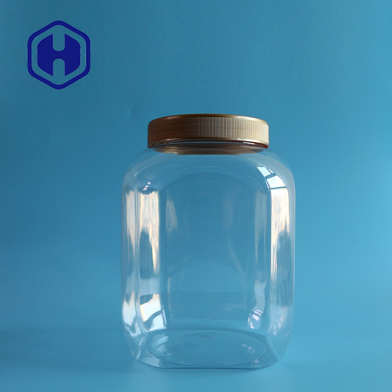 3500ml 119oz Disposable Leak Proof Plastic Jar For Lollipop Nuts Cashews Walnuts
