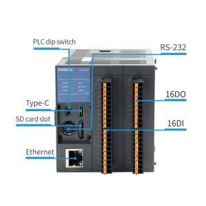 Quality Ethernet Port Control PLC Programming Logic Controller 4AD 4DA Analog for sale