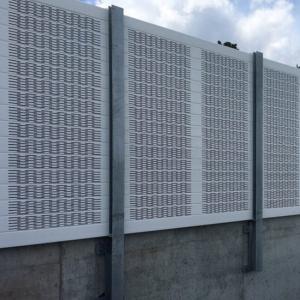 China Highway Perforated Metal Acoustic Panels Aluminum Fence Facade Panel on sale
