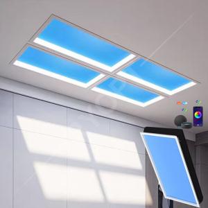 Quality 200w LED Ceiling Panel Light Blue Cloud Artificial Sunshine Skylight for sale