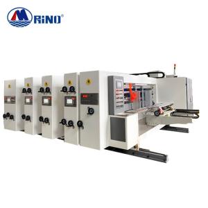 Buy cheap 45KW Carton Box Flexo Printing Machine 3 Color Lead Edge Feeding from wholesalers