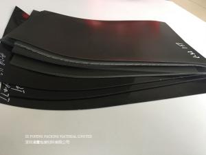 China 0.7mm Black SGS SR-S-15P Urethane Foam Polyurethane foam With PET Support on sale