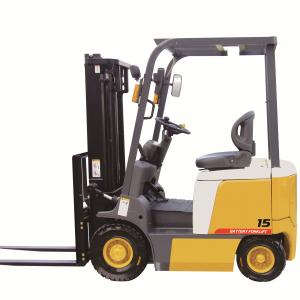 Quality 1220mm Fork Pneumatic Tires 1.5t Electric Forklift Truck for sale