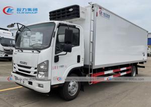 China ISUZU 4x2 6 Wheeler 10T Refrigerator Van Truck on sale