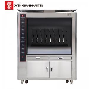 Quality Single Layer Fish Grill Machine Eight Grid 380V Electric Grill Machine for sale