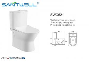 Quality Chaozhou New Design Round Shape Dual Flush Toilet  Universal Washdown Two Piece Sanitary Ware for sale