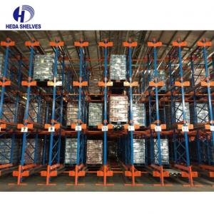 China Radio Pallet Shuttle Racking System 800 900 1000 1200mm Commercial Shelving on sale