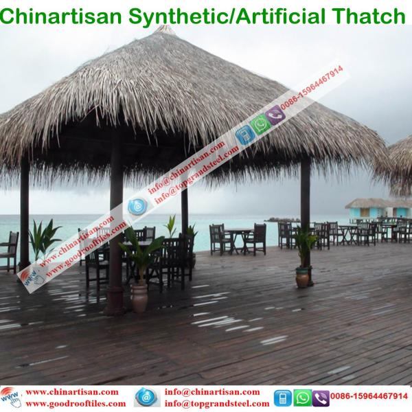 Buy synthetic thatch roof Tiki Shack tiki huts tiki bars Rio Bali  Fire Retardant Synthetic Thatch at wholesale prices