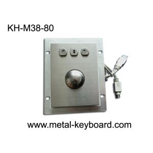 Buy cheap USB Interface Industrial Trackball Mouse , 38MM Optical Metal Trackball from wholesalers