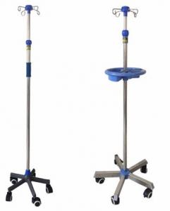China Wholesale stainless steel hospital iv drip pole/ iv infusion pole/ Height Adjustable Hospital Iv Pole on sale
