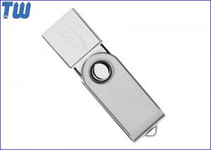 China Twister Metal Cap Protection 16GB USB Flash Drive Crystal LOGO on sale