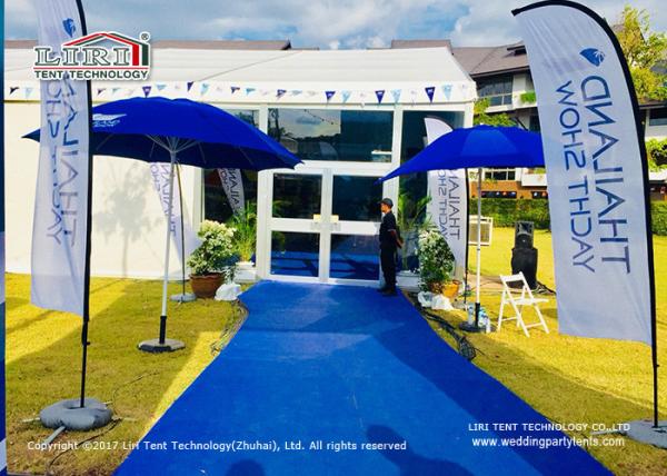 Buy 15x40m Large Outdoor Event Tents Without Sidewall Tear Resistant at wholesale prices