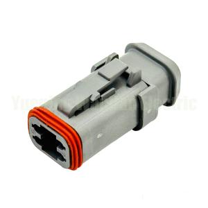 Buy cheap 4 Way DT06-4S-E008 Deutsch DT Series Socket Plug Automotive Connector Plug Grey from wholesalers