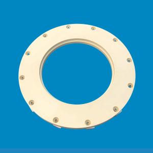 Buy cheap Wear Resistant Al2O3 Alumina Based Ceramics Disc Oem In Bulk from wholesalers