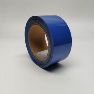 Quality Blue Htv Heat Transfer Vinyl Film Tape For Safety Clothing, Hi Vis Reflective Strips For Jackets for sale