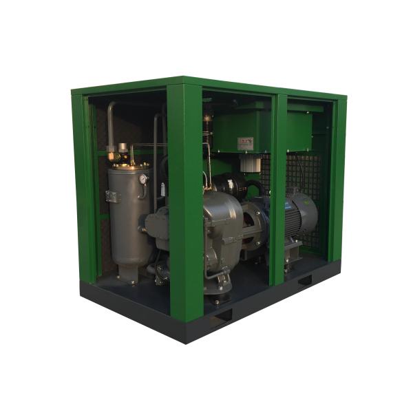 Air Cooling 75 kW VFD Air Compressor , Energy Efficient Screw Drive Air Compressor