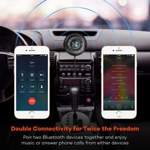 Quality Bluetooth Car Speakerphone Kits,Hands-Free Motion AUTO-ON Car Kit Stereo Music Speaker Wireless Sun Visor Audio Receiver for sale