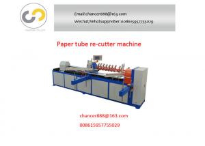 Quality Cardboard paper tube core cutter, paper pipe core cutting machine price for sale