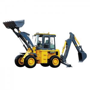 Quality 1.8T Compact Backhoe Loader 9500 Rated Load With Custom Color for sale