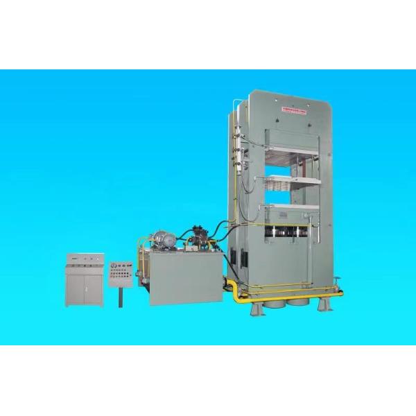 4 Column Rubber Conveyor Belt Production Line 1200 Ton Rubber Vulcanizer