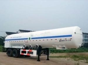 Quality 20000L-2 Axles-Cryogenic Liquid Lorry Tanker for Liquid Oxygen for sale