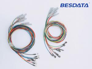 China Ag / Agcl EEG Electrodes With Wire Transferring Bio - electrical Signals on sale