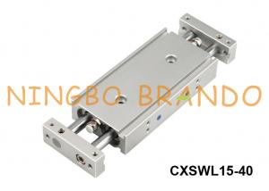 Quality SMC Type CXSWL15-40 Double Guided Rod Pneumatic Cylinder for sale