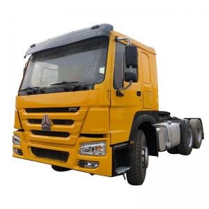 China Second Hand Truck Tractor Sinotruck 10 Wheels 375HP Used Tractor HOWO Tractor Head on sale