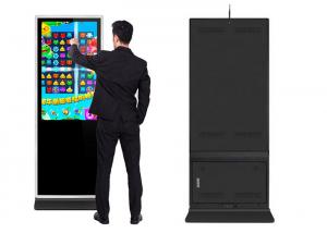Quality 65 Inch LCD Advertising Player , Touch Screen Display Stand For Information for sale