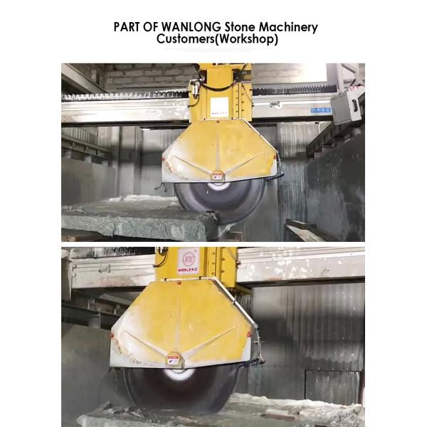 1200 Blade Stone Cutting Machine For Tombstone Monument Small Block