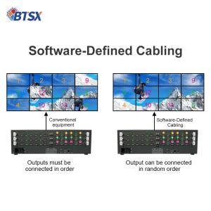Quality 12 X HDMI 2.0 Output Interface Keyboard and LCD Control Methods Video Wall Controller with RS232 Serial Port Control Modes for sale