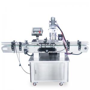 China Automatic Plastic Cap Screw Capping Machines For Plastic Bottle Spray Pump on sale