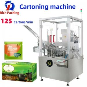 Quality Full Automatic 120L Vertical Sachet Tea Bag Cartoning Pack Machine for sale