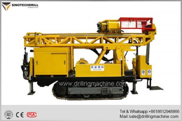 Buy Crawler mounted full hydraulic Surface Core Drill Rig with NQ 1300m cummins engine at wholesale prices