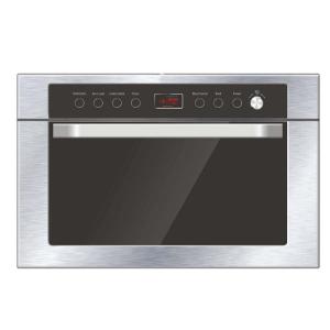 China 34L Stainless Steel Microwave Oven Built In Digital Timer Control on sale