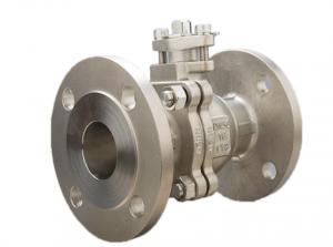 Quality Reduced Bore F304l Floating API 607 Stainless Steel Flange Ball Valve With Nipples for sale