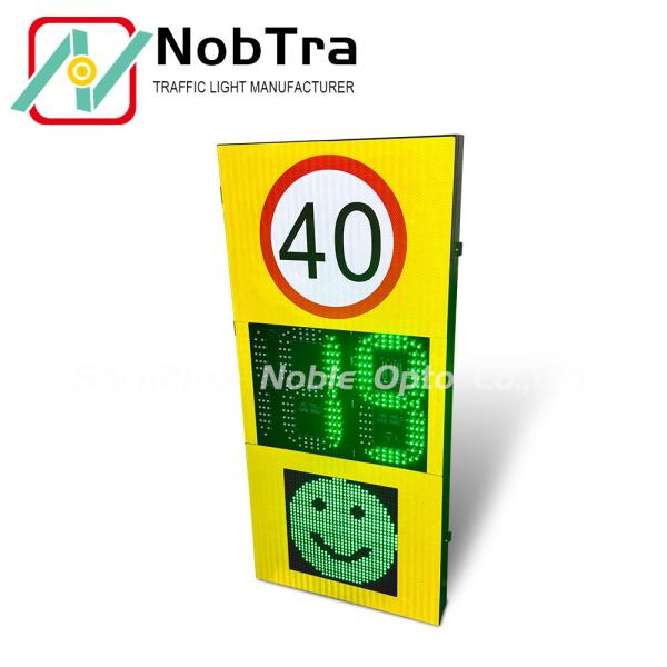 Buy Solar Powered Radar Speed Sign With LED Display Weatherproof With Data Logging Function at wholesale prices