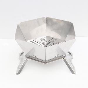 Quality Portable BBQ Charcoal Campfire Stove with Upper Folding Design 570mm*570mm*300cm for sale