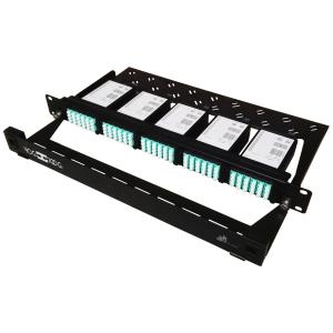 Buy cheap 5 Cassettes Modular, 1U 120 Fiber MPO Patch Panel Fast Construction from wholesalers