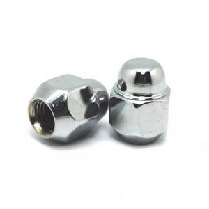 China Universal 19mm 21mm Hubs Lugs Chrome Nut For Wheel Nut Cover on sale