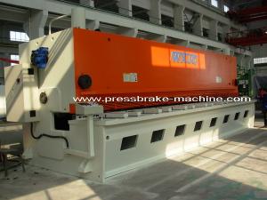 Quality Hand Hydraulic Guillotine Shear , Guillotine Metal Cutting Machine for sale