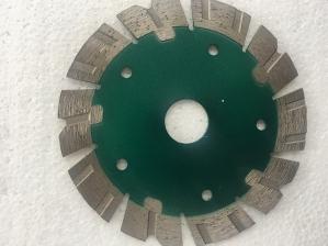 Quality Green Circular 115mm Diamond Cutting Disc / Diamond Tip Cutting Blade for sale
